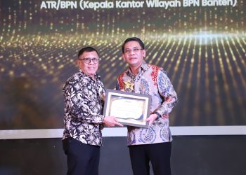 Inovatif dan Berdampak, Kakanwil BPN Banten Raih Anugerah Golden Leader 2026
