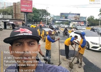Gerak Cepat UPTD PJJ Tangerang, Ruas Raden Fatah–MH Thamrin Dipoles Demi Kenyamanan Warga