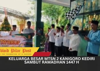 Keluarga Besar MTsN 2 Kanigoro Kediri Sambut Ramadhan 1447 H