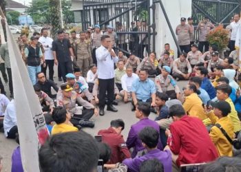 Kapolda Banten Turun Langsung Amankan Aksi BEM Se-Provinsi Banten di KP3B, Situasi Berlangsung Aman dan Kondusif