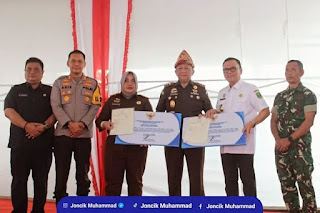 Bupati Empat Lawang Resmi Serahkan Hibah Tanah 2 Hektare untuk Pembangunan Kantor Kejari