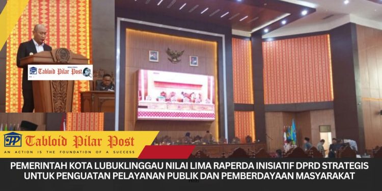 Rapat Paripurna Istimewa DPRD Lubuklinggau Dengarkan Tanggapan Wali Kota Terkait Lima Raperda Inisiatif