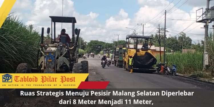 Proyek Jalan Nasional Gondanglegi–Balekambang Dikebut, Alat Berat Ratakan Badan Jalan Jelang Arus Mudik