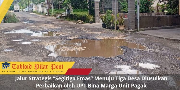 Jalan Penghubung Gampingan–Wonokerto Rusak Parah, Warga Keluhkan Tambal Sulam dan Desak Perbaikan