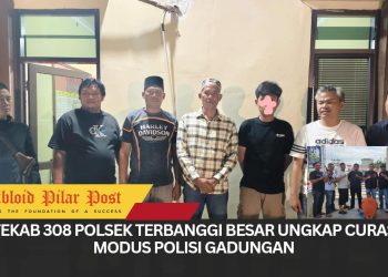 Tekab 308 Polsek Terbanggi Besar Ungkap Curas Modus Polisi Gadungan