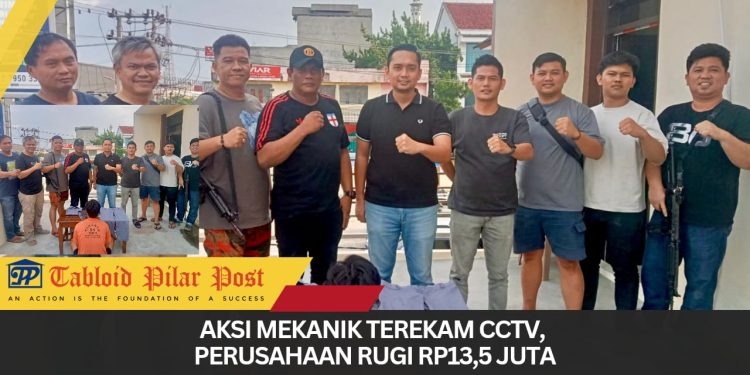 Tekab 308 Polsek Terbanggi Besar Amankan Pelaku Pencurian Material di PT GGP Umas Jaya