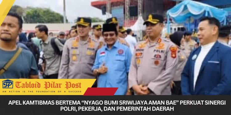 Kapolri Pimpin Apel Besar Ojol dan Buruh di Palembang, KSPSI Sumsel Beri Apresiasi