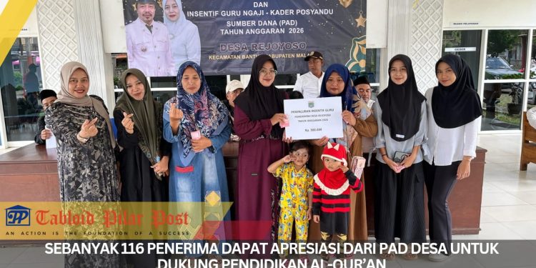 Pemdes Rejoyoso Salurkan Insentif Guru Ngaji dan Pendidik TPQ