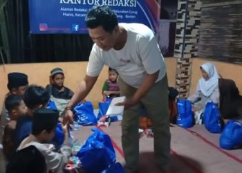 Santuni Puluhan Anak Yatim Piatu dan Kaum Dhuafa, penasultan.co.id Tebar Kepedulian di Bulan Ramadan