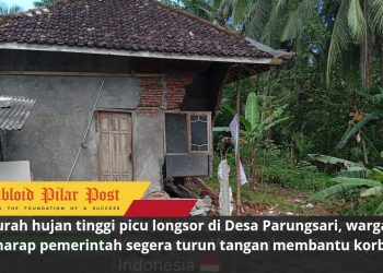 Rumah Warga di Wanasalam Nyaris Ambruk Diterjang Longsor, Keluarga H. Ono Terpaksa Mengungsi