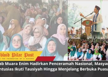 Ribuan Warga Padati Lapangan Merdeka Muara Enim, Hadiri Tabligh Akbar Nuzulul Qur’an Bersama Ustadz Abdul Somad