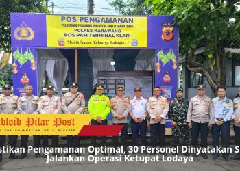 Kapolres Karawang Cek Kesiapan Personel di Pos Pam Terminal Klari Jelang Arus Mudik Lebaran 2026