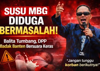 Diduga Keracunan Susu MBG, Balita di Lebak Tumbang — DPP Badak Banten: Hentikan Dapur Bermasalah, Jangan Tunggu Korban Berikutnya!