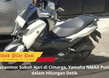 Aksi Curanmor Subuh Hari di Cimarga, Yamaha NMAX Putih Raib dalam Hitungan Detik