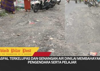 Jalan Alternatif Banjarsugihan–Tengger Raya Kandangan Rusak, Pedagang dan Warga Resah