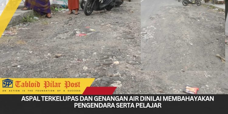 Jalan Alternatif Banjarsugihan–Tengger Raya Kandangan Rusak, Pedagang dan Warga Resah