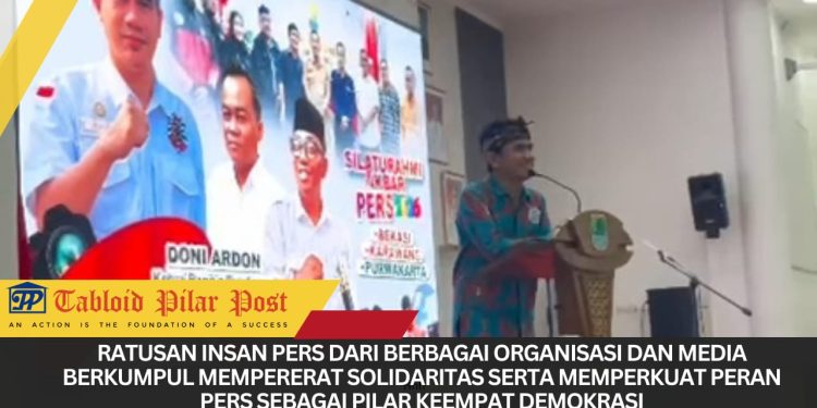 Silaturahmi Akbar Pers Bekasi, Karawang, Purwakarta Hadirkan Tokoh Ikonik Lembergar “Hedot”