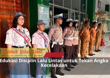 Satlantas Polres Karawang Gelar Police Goes to School di SMAN 5 Karawang