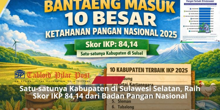 Bantaeng Tembus 10 Besar Nasional Ketahanan Pangan 2025