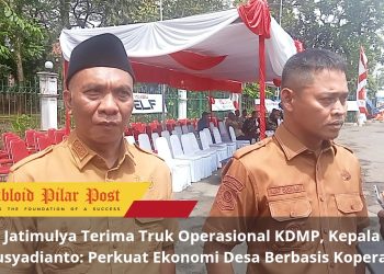 Desa Jatimulya Terima Truk Operasional KDMP, Kepala Desa Rusyadianto: Perkuat Ekonomi Desa Berbasis Koperasi