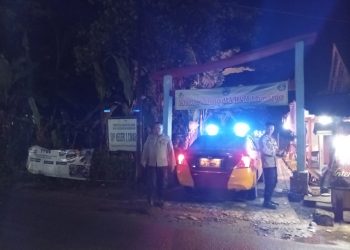 Personil Polsek Cimarga Polres Lebak Melaksanakan Giat Patroli Malam Hari