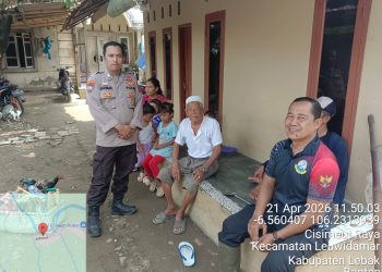 Sambang Di Desa Binaan, Cara Bhabinkamtibmas Polsek Leuwidamar Polres Lebak Dekati Warganya