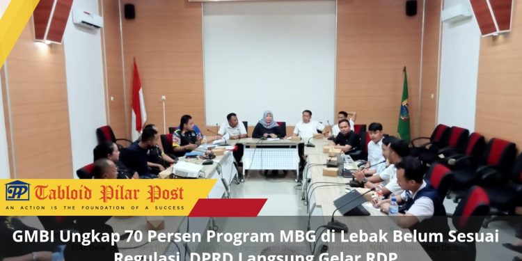 RDP DPRD Lebak, GMBI Ungkap 70 Persen Program Makan Bergizi Gratis Belum Sesuai Regulasi