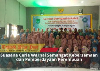 Peringati Hari Kartini, PKK dan Kader Kesehatan Desa Pagak Gelar Lomba Bernyanyi Estafet