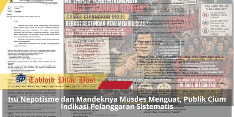 Polemik APBDes Karangsari Melebar, Camat Cipongkor Didorong Segera Ambil Sikap
