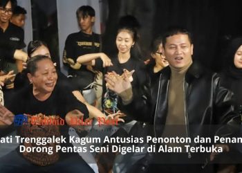 Trenggalek Menari #5 “Kelakar Akar” Pecah, Mas Ipin: Terus Ngrembaka dan Nyawiji