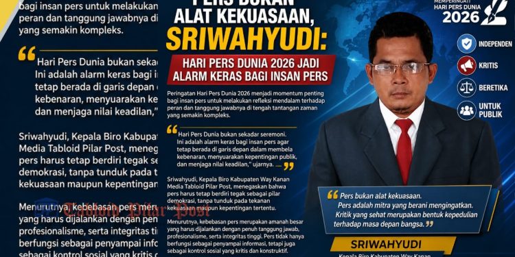 Hari Pers Dunia 2026, Momentum Teguhkan Peran Pers sebagai Pilar Demokrasi
