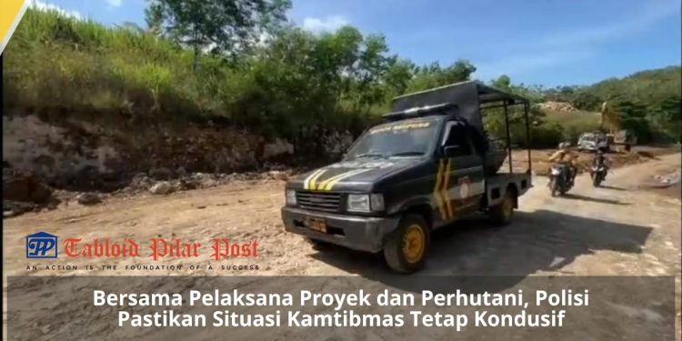 Kapolsek Bantur dan Jajaran Intensifkan Patroli di Kawasan Proyek Strategis Nasional
