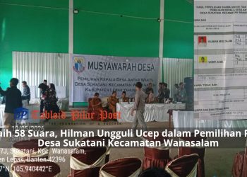 Pilkades PAW Desa Sukatani Berjalan Kondusif, Hilman Multajim Resmi Terpilih Jadi Kepala Desa