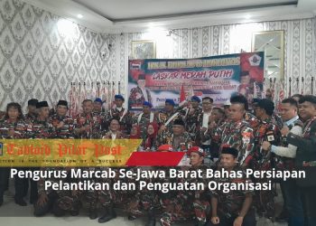 Laskar Merah Putih Gelar Halal Bihalal dan Rapat Koordinasi Jelang Pelantikan Mada Jabar