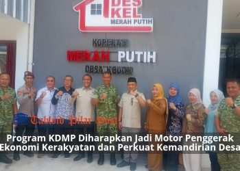 Kasdim 0818 Malang-Batu Hadiri Launching 1.061 Koperasi Desa Merah Putih oleh Presiden Prabowo