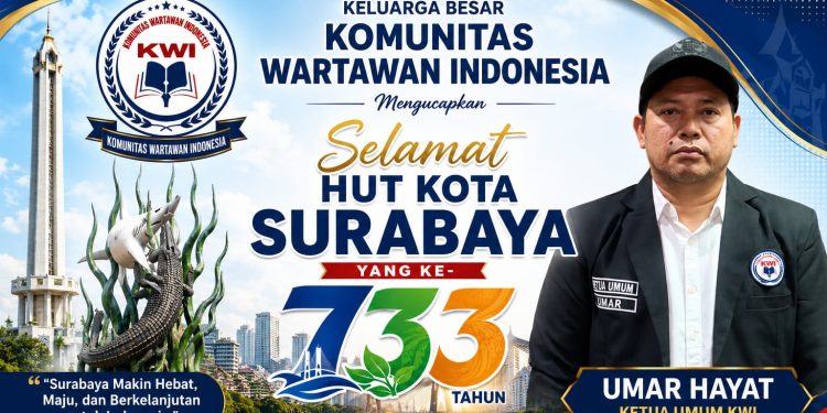 Ketua Umum KWI Umar Hayat Ucapkan Selamat Hari Jadi Kota Surabaya ke-733