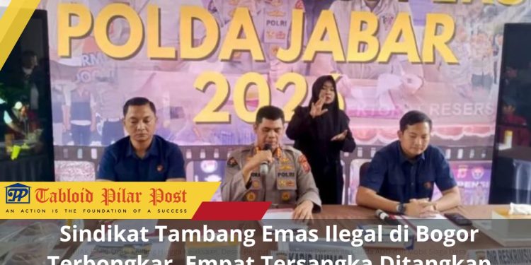 Sindikat Tambang Emas Ilegal di Bogor Terbongkar, Empat Tersangka Ditangkap