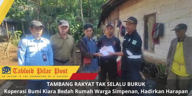 Koperasi Bumi Kiara Bedah Rumah Warga Simpenan, Hadirkan Harapan Nyata
