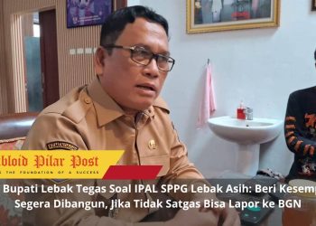 Wakil Bupati Lebak Tegas Soal IPAL SPPG Lebak Asih: Beri Kesempatan Segera Dibangun, Jika Tidak Satgas Bisa Lapor ke BGN