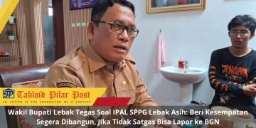 Wakil Bupati Lebak Tegas Soal IPAL SPPG Lebak Asih: Beri Kesempatan Segera Dibangun, Jika Tidak Satgas Bisa Lapor ke BGN