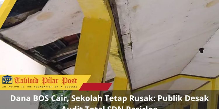 Dana BOS Cair, Sekolah Tetap Rusak: Publik Desak Audit Total SDN Pasirloa