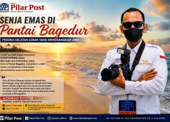 Senja Emas di Pantai Bagedur, Pesona Selatan Lebak yang Menghadirkan Ketenangan