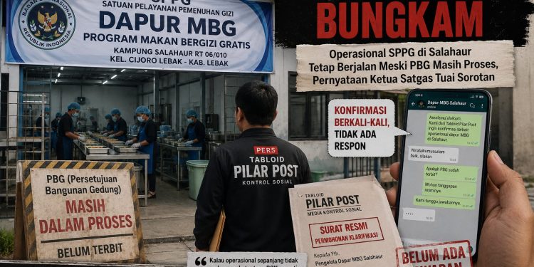 Pihak Dapur MBG Bungkam, Operasional SPPG Salahaur Tetap Jalan Meski PBG Belum Rampung