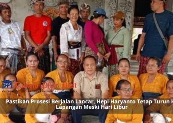 Camat Negeri Agung Tinjau Persiapan Ngaben Umat Hindu di Kampung Mulya Sari