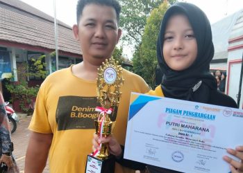 Putri Maharana Juara 1 Lomba Nyanyi Solo Tingkat Kecamatan Lebak Gedong