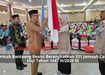 Pemkab Bantaeng Resmi Berangkatkan 331 Jamaah Calon Haji Tahun 1447 H/2026 M