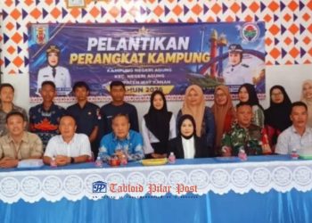 Aparatur Kampung Negeri Agung Resmi Dilantik, Camat Tegaskan Jangan Hanya Masuk Saat Gajian