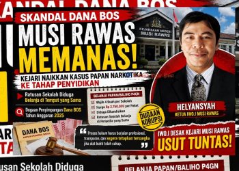Skandal Dana BOS Musi Rawas Memanas, Kejari Naikkan Kasus Papan Narkotika ke Tahap Penyidikan