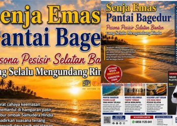 Senja Emas Pantai Bagedur, Surga Pesisir Selatan Banten yang Tak Pernah Gagal Membuat Rindu