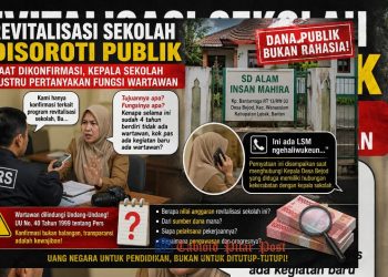 Ada Apa dengan Revitalisasi SD Alam Insan Mahira? Saat Dikonfirmasi, Kepala Sekolah Justru Pertanyakan Fungsi Wartawan